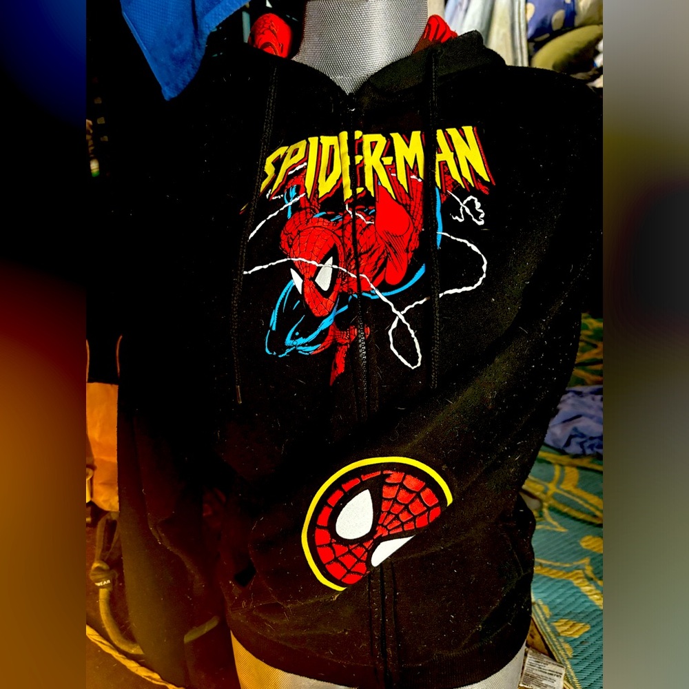 Marvel Spider-man small sweatshirt zip-up